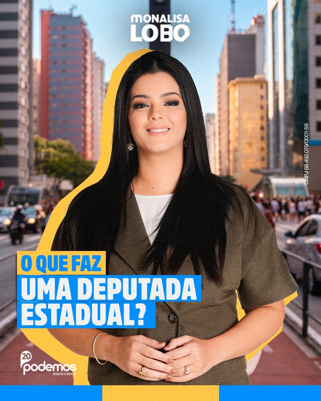 Monalisa e a pergunta: O que faz uma deputada estadual?
